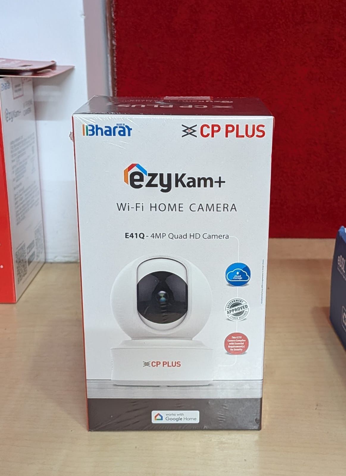 CP PLUS EzyKam+ E41Q 4MP Quad HD Wi-Fi Smart Home Camera Patna